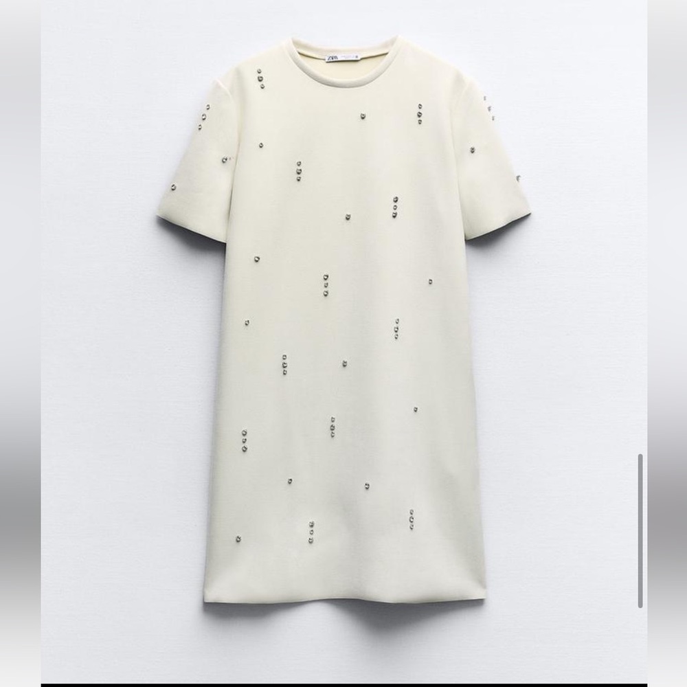 Faux Swede Jewel Dress